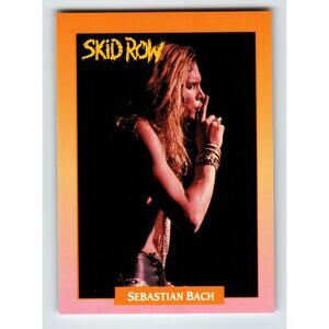 Skid Row Sebastian Bach 1991 Rockcards Brockum #285